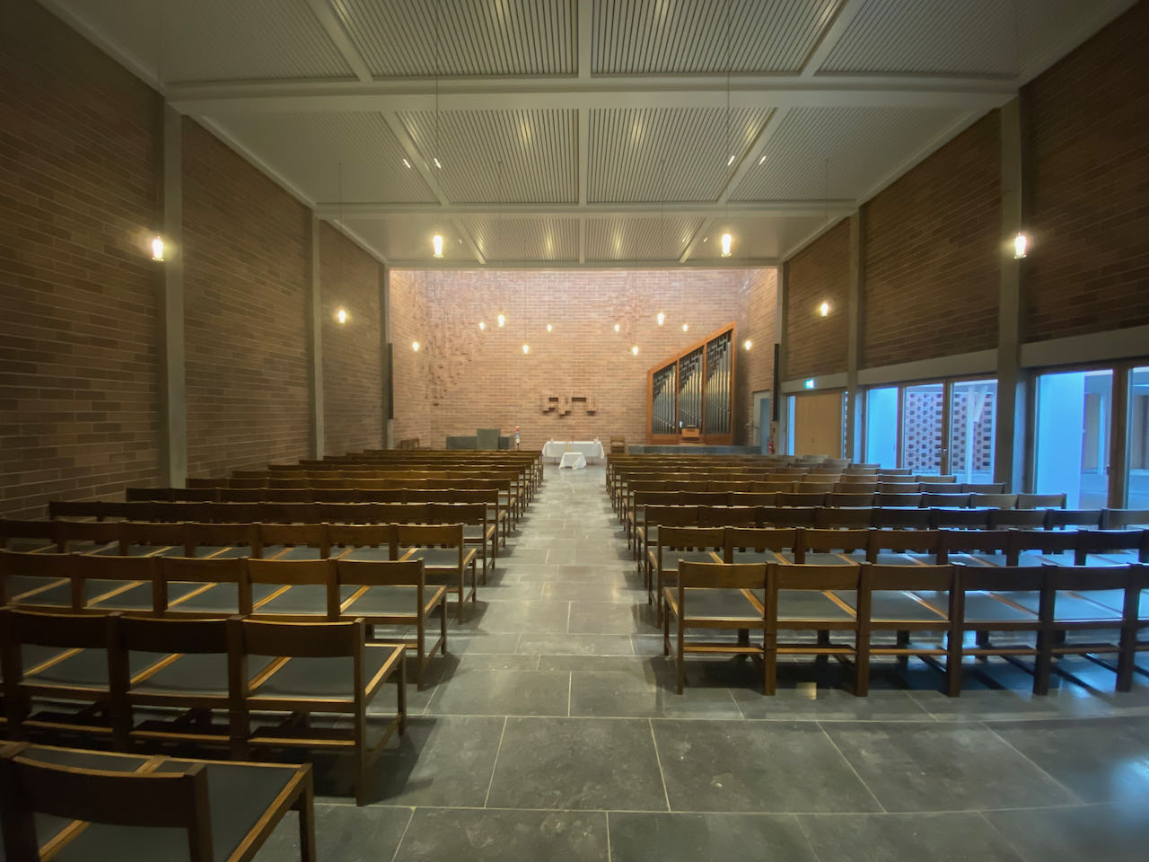 Beschallungsanlage fürs Friedhofsgebäude Birsfelden