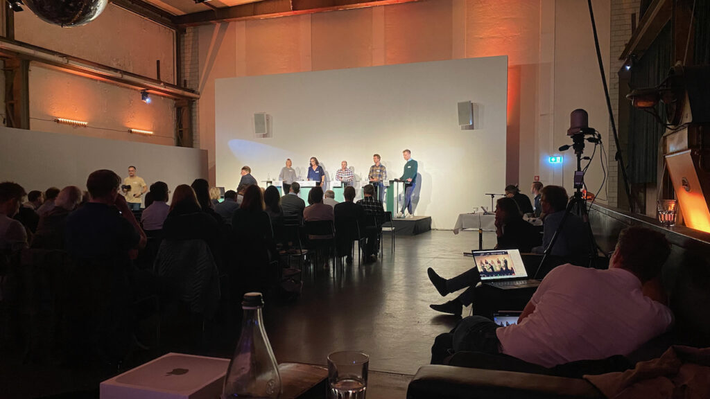 Sicht auf die Bühne