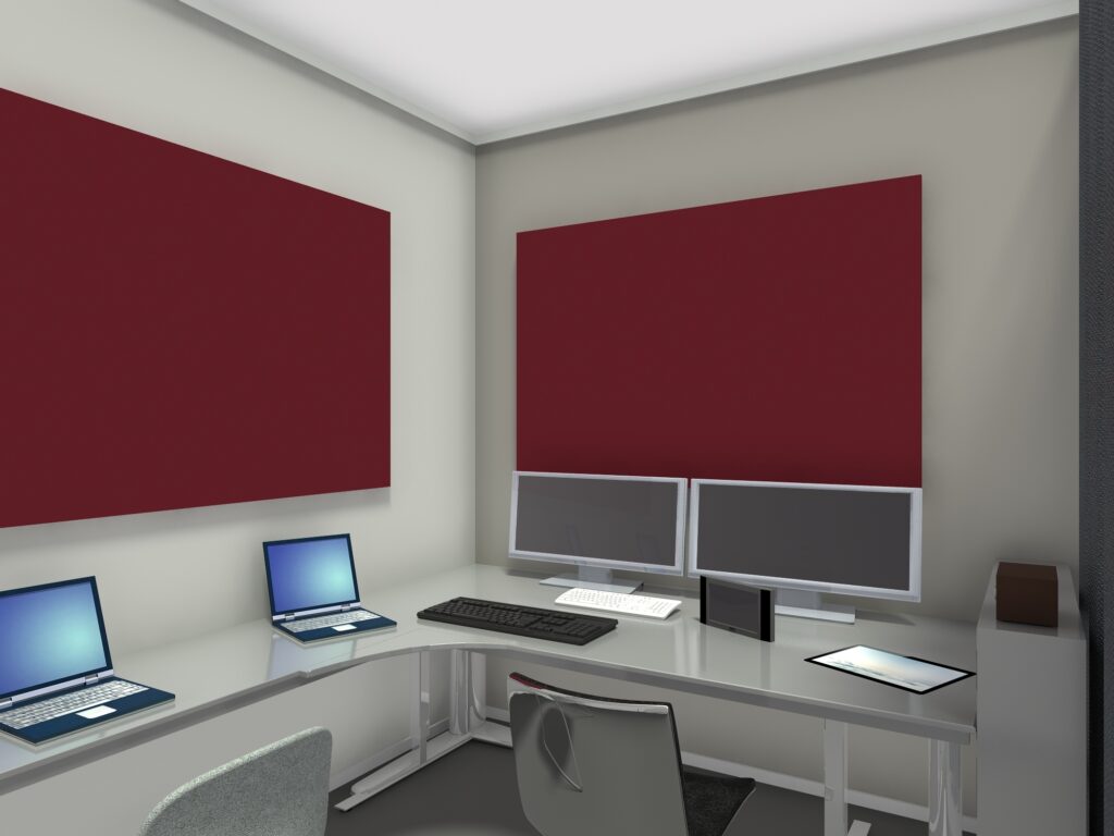 Visualisierung TV-Studio Videoregie